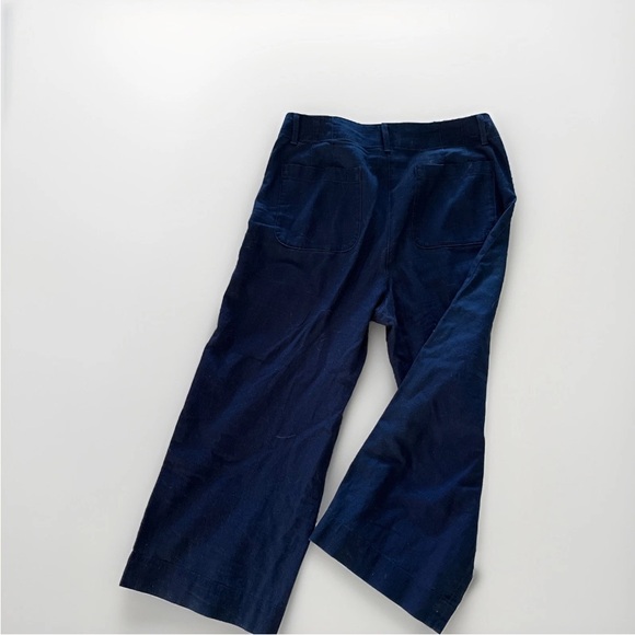 Talbots WIDE CROP PATCH POCKET WASHED BLUE LINEN PANTS size 12
Indigo - Picture 2 of 11